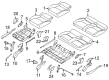 2018 Ford Transit Connect Seat Cushion Diagram - DT1Z-1763841-F