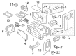 Lincoln Center Console Base Diagram - GL7Z-78045A76-CA