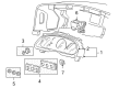 Ford F-250 Super Duty Instrument Cluster Diagram - 4C3Z-10849-HA