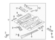 Ford EcoSport Muffler Hanger Straps Diagram - GN1Z-5A204-A