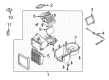 2004 Ford Escape Evaporator Diagram - 4L8Z-19860-AA