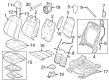 Ford Mustang Seat Cushion Diagram - PR3Z-6364811-B