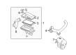 2005 Ford Escape Air Filter Box Diagram - 5M6Z-9600-AA