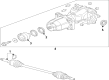 2023 Ford Edge Drive Shaft Diagram - K2GZ-4R602-C