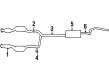 Lincoln Town Car Catalytic Converter Diagram - F5AZ-5E212-B