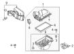 2009 Ford Taurus X Air Duct Diagram - 9G1Z-9B659-B