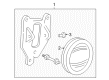 Lincoln Blackwood Fog Light Diagram - 1L7Z-15200-AC