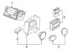 2003 Ford Focus Car Speakers Diagram - 3M5Z-18C804-AB