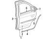 1998 Mercury Mystique Door Moldings Diagram - YS9Z-5425532-BTPM