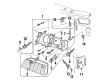 Ford Thunderbird Headlight Bulb Diagram - E5LY-13N021-A