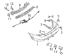 2007 Ford Fusion Bumper Diagram - 8E5Z-17K835-GAPTM