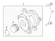 Ford Escape Alternator Diagram - CJ5Z-10346-G