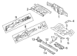 2012 Ford Mustang Floor Pan Diagram - 8R3Z-6311215-A