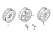 Ford Fiesta Spare Wheel Diagram - C1BZ-1007-F