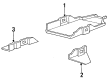 1994 Ford Aerostar Battery Tray Diagram - F19Z10732B