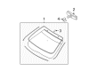 Mercury Windshield Diagram - BE5Z-5403100-C