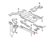 1997 Ford Ranger Floor Pan Diagram - XL5Z-1011135-AA