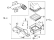 Ford F-150 Air Filter Box Diagram - ML3Z-9600-A