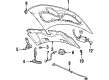 Ford Windstar Hood Latch Diagram - XF2Z-16700-AA