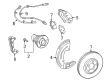 Ford Five Hundred Brake Dust Shields Diagram - 5F9Z-2K004-AA