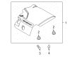 2013 Lincoln MKT Engine Cover Diagram - AA5Z-6A949-H