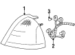 Mercury Grand Marquis Light Socket Diagram - XW3Z13410BA