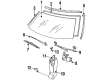 Mercury Capri Car Mirror Diagram - 1R3Z-17700-DA