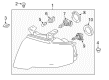 2017 Ford Expedition Headlight Diagram - FL1Z-13008-K