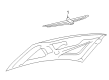 Ford Thunderbird Emblem Diagram - 1W6Z-7642528-AA