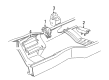 1994 Ford E-350 Econoline Club Wagon Motor And Transmission Mount Diagram - F2UZ6028A