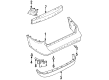 1995 Mercury Villager Bumper Diagram - F7XZ-17906-AA