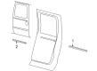 2004 Ford Excursion Door Moldings Diagram - 1C7Z-78101A05-APTM