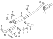 Lincoln Navigator Muffler Hanger Straps Diagram - FL1Z-5260-A