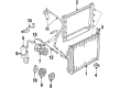 Ford Crown Victoria A/C Condenser Diagram - F2AZ-19712-A