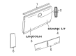 Lincoln Bumper Reflector Diagram - 5L3Z-13A565-AA