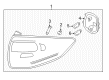 2018 Ford C-Max Tail Light Diagram - HM5Z-13404-A