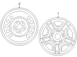 2007 Mercury Mariner Spare Wheel Diagram - 6E6Z-1007-C