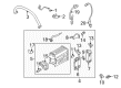 Ford Explorer Crankcase Breather Hose Diagram - 9L3Z-6A664-B