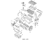 Ford Escort Timing Cover Diagram - FOCZ-6019-A