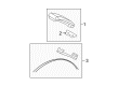 Ford Escape TPMS Sensor Diagram - 6F2Z-1A193-B