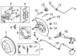 2004 Mercury Marauder Parking Brake Cable Diagram - 9W1Z-2A815-A