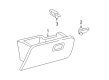 2000 Ford F-350 Super Duty Glove Box Diagram - F81Z-2506024-BAC