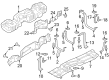 2024 Ford F-350 Super Duty Fuel Tank Strap Diagram - -W720664-S439