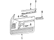 1996 Ford Explorer Armrest Diagram - F3TZ9824100AAK