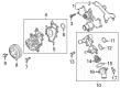 Ford F-150 Water Pump Diagram - LK4Z-8501-B