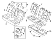 Ford Bronco Sport Seat Cover Diagram - M1PZ-7866600-EA