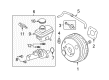 2006 Ford Escape Brake Master Cylinder Diagram - 6L8Z-2140-B