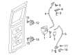 2018 Ford Transit-350 HD Door Handle Diagram - EK4Z-1822600-AA