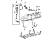 Ford F-150 Heritage Fuel Tank Strap Diagram - F65Z-9054-EA