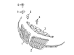 Lincoln MKZ Grille Diagram - AH6Z-8200-B